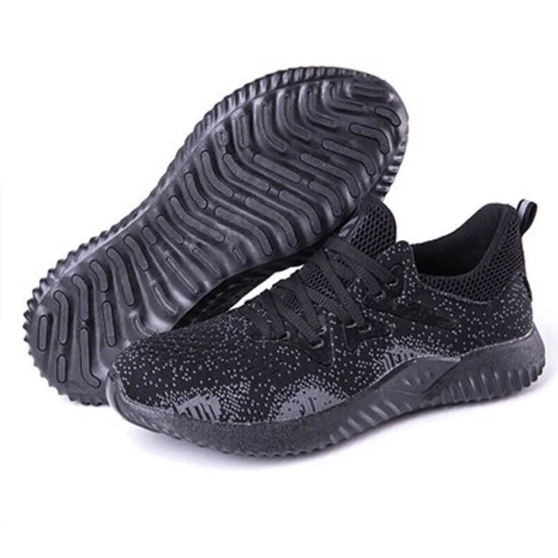Fashionable breathable anti-smash safety shoes