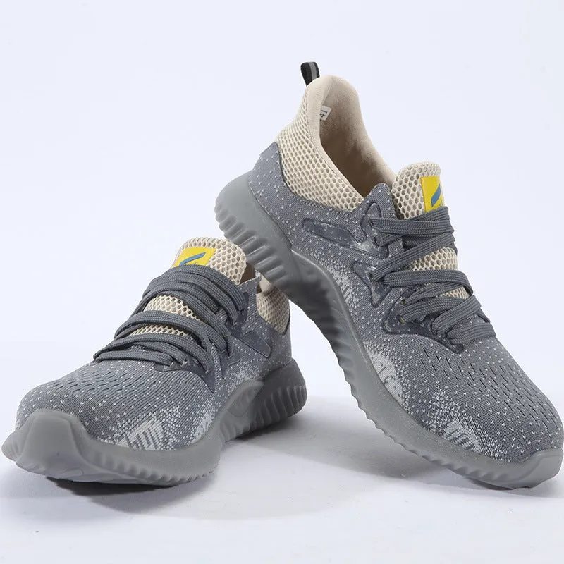 Fashionable breathable anti-smash safety shoes