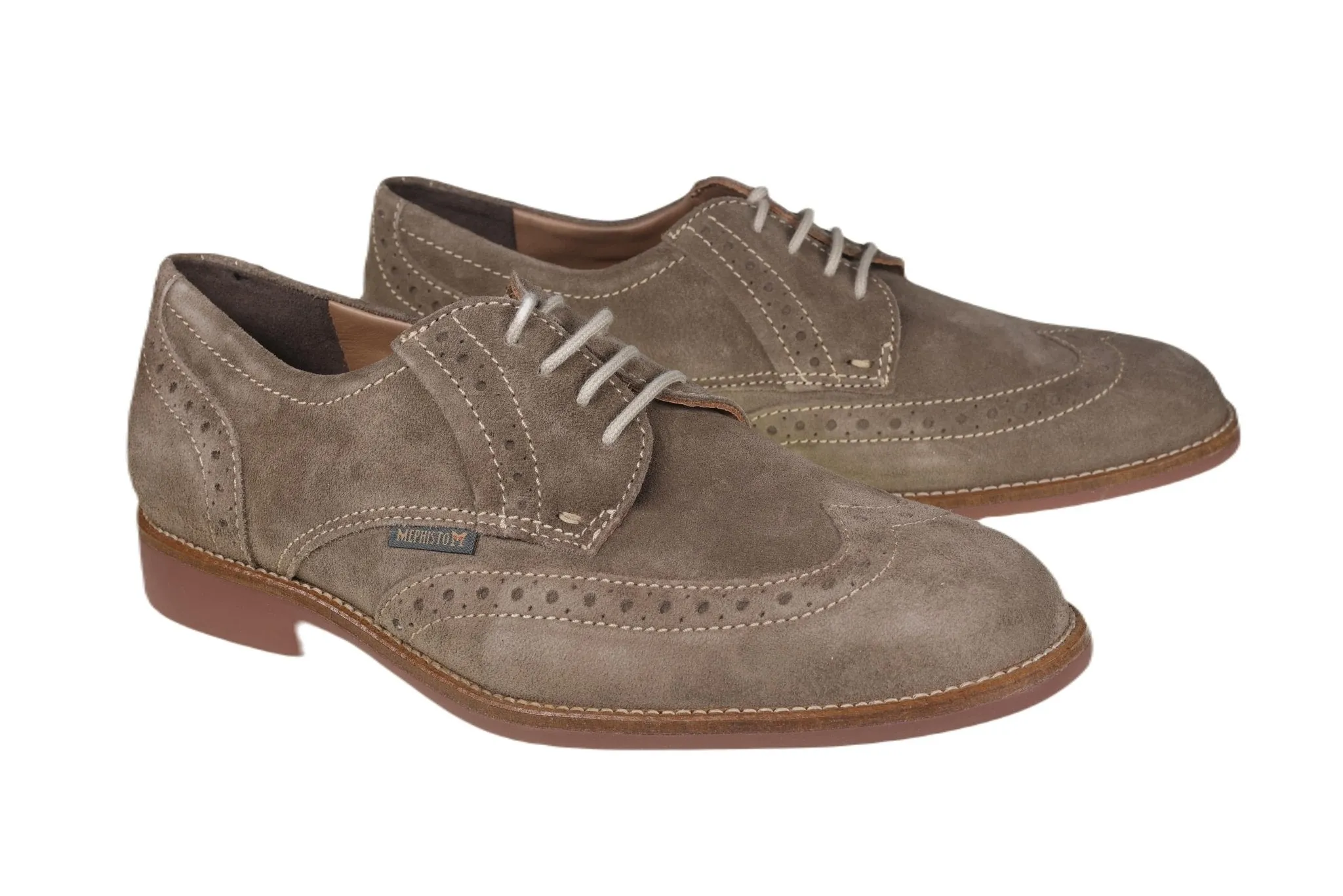 'Feros' men's lace-up shoe - Taupe