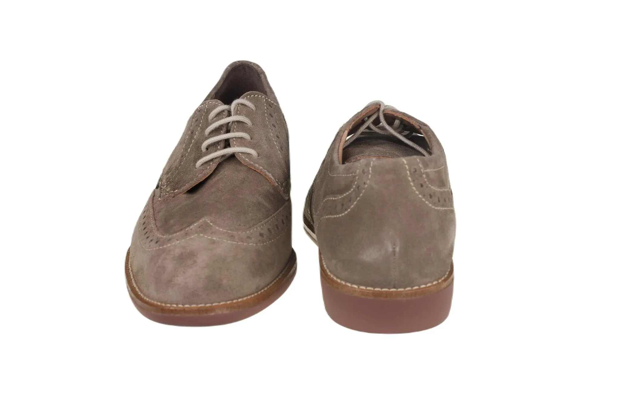 'Feros' men's lace-up shoe - Taupe