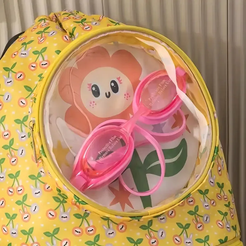Floral Waterproof Swim Backpack