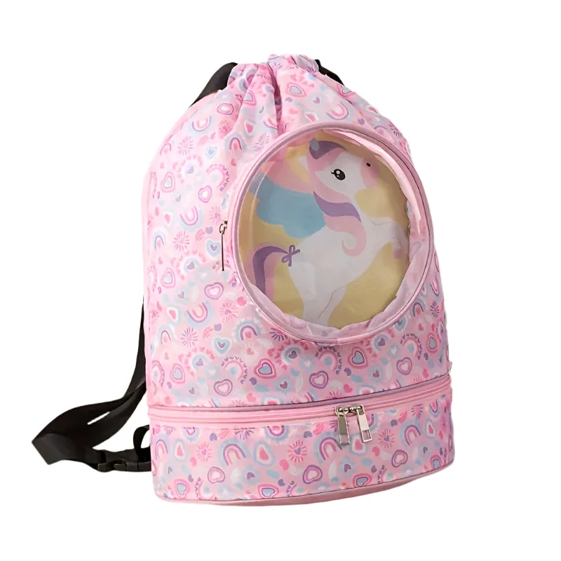 Floral Waterproof Swim Backpack