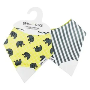 G&S Organic Chew Bib - Elephan