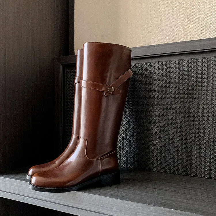 INSTOCK - Genuine Leather Boots in Brown and Black (Velvet or Leather Lining)
