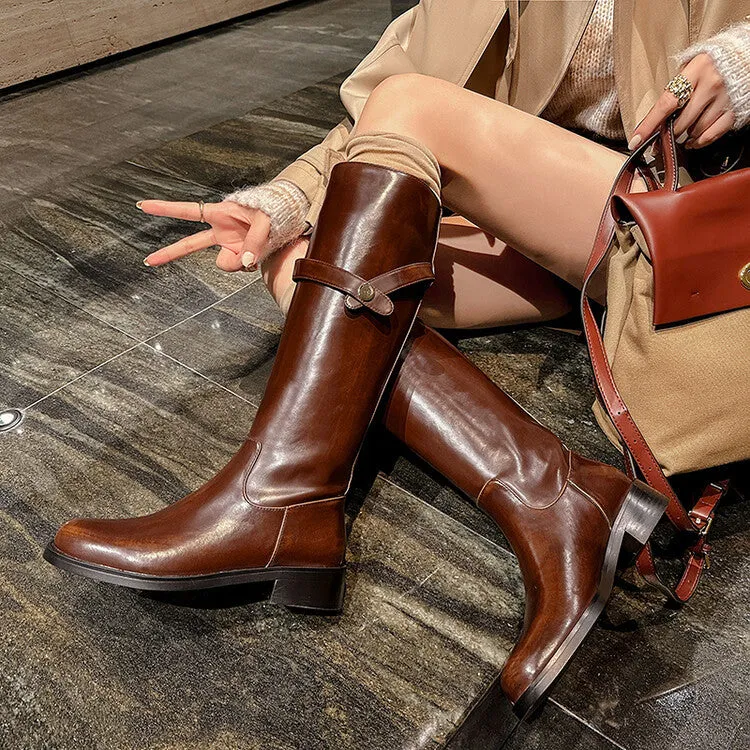 INSTOCK - Genuine Leather Boots in Brown and Black (Velvet or Leather Lining)