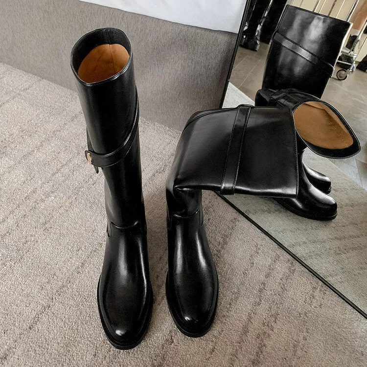 INSTOCK - Genuine Leather Boots in Brown and Black (Velvet or Leather Lining)
