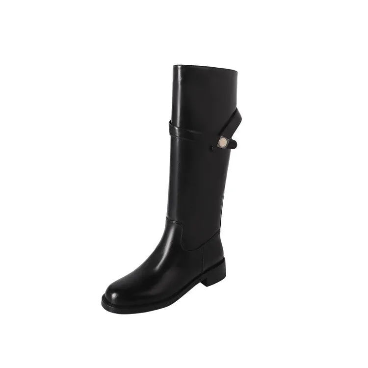 INSTOCK - Genuine Leather Boots in Brown and Black (Velvet or Leather Lining)