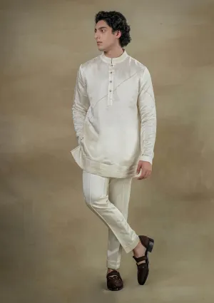 Ivory short and trousers