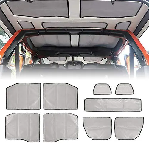 JL Headliner Hardtop Heat Insulation Kit 4 Door Roof Insulation Cotton