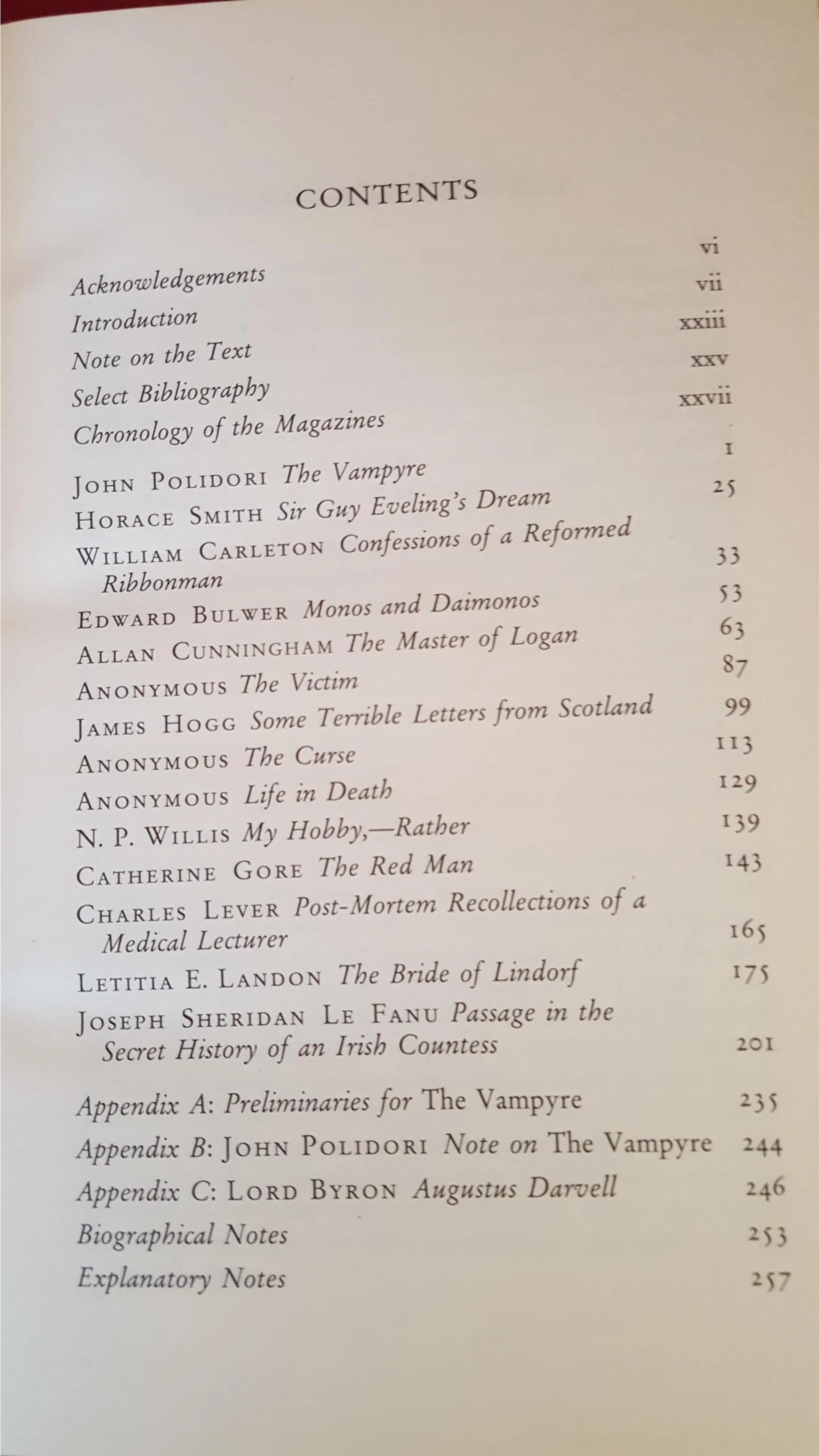 John Polidori - The Vampyre and Other Tales of the Macabre, Oxford, 2008