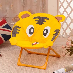 KIDS FOLDING MOON CHAIR - AVAILABLE IN 7 CUTE ANIMAL PATTERNS!