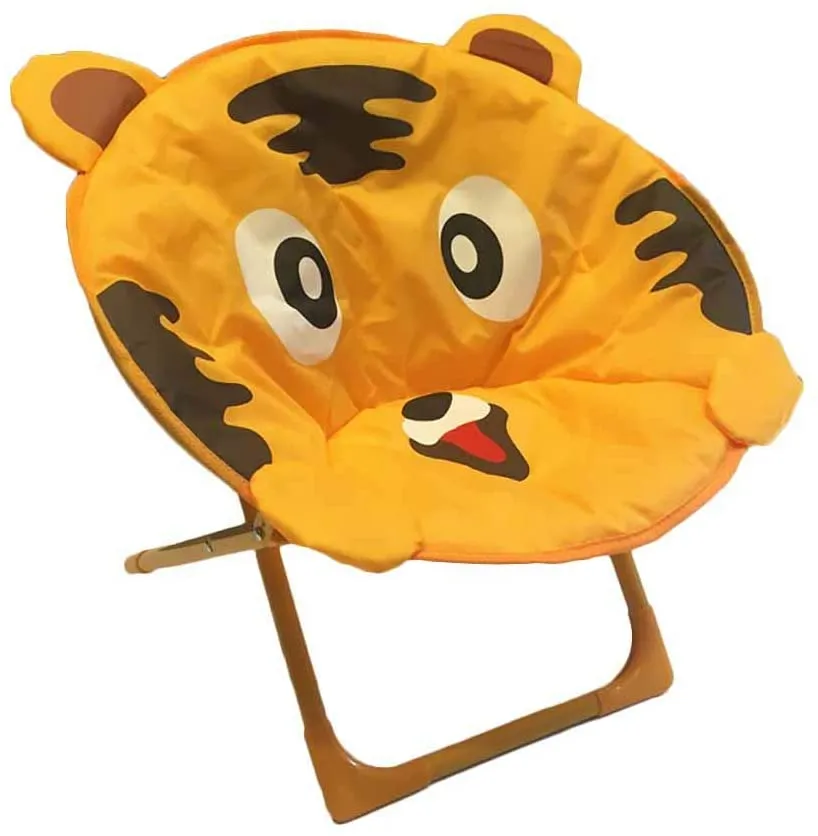 KIDS FOLDING MOON CHAIR - AVAILABLE IN 7 CUTE ANIMAL PATTERNS!