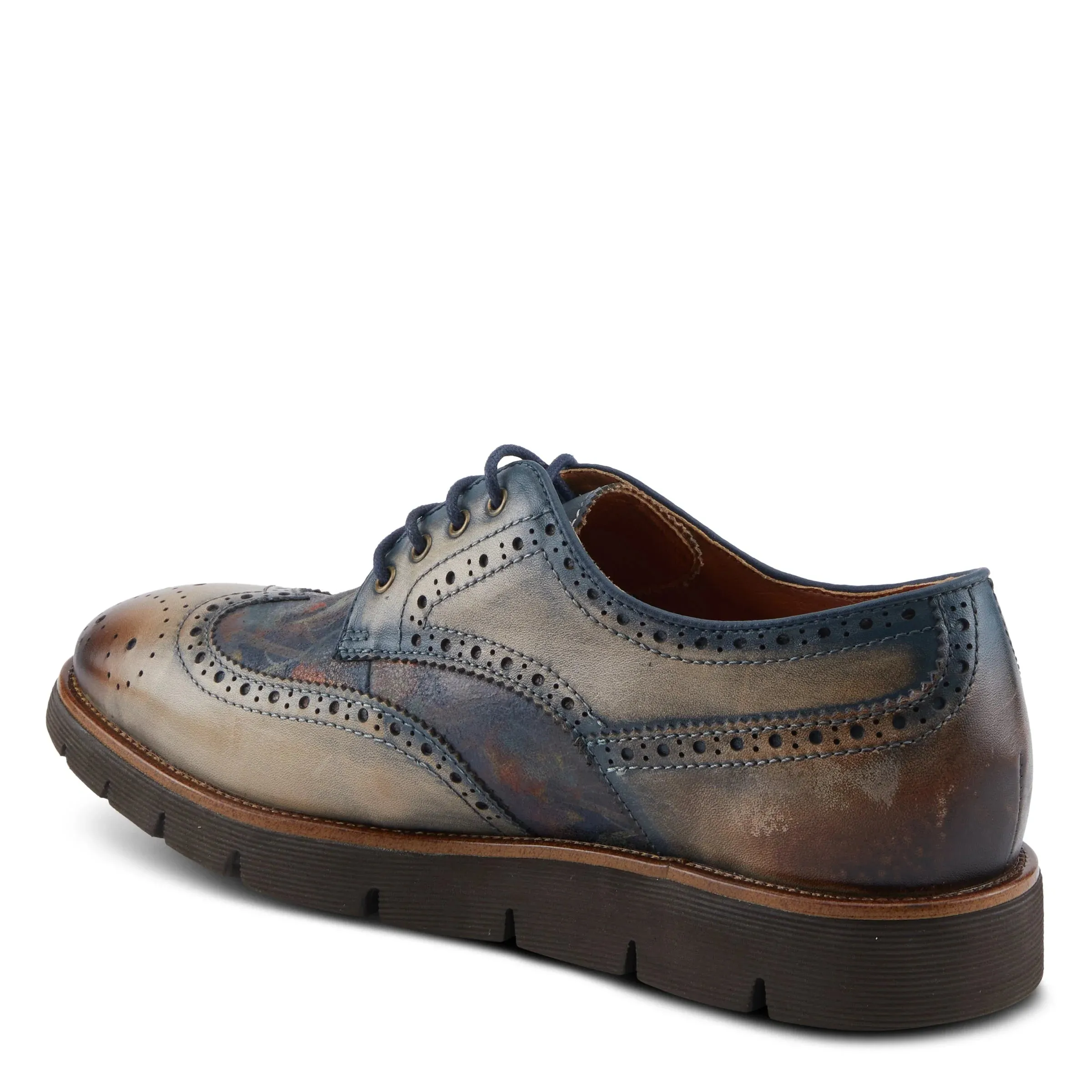 L'Artiste by Spring Step Men's Beaufort Oxford Shoe - Taupe Multi