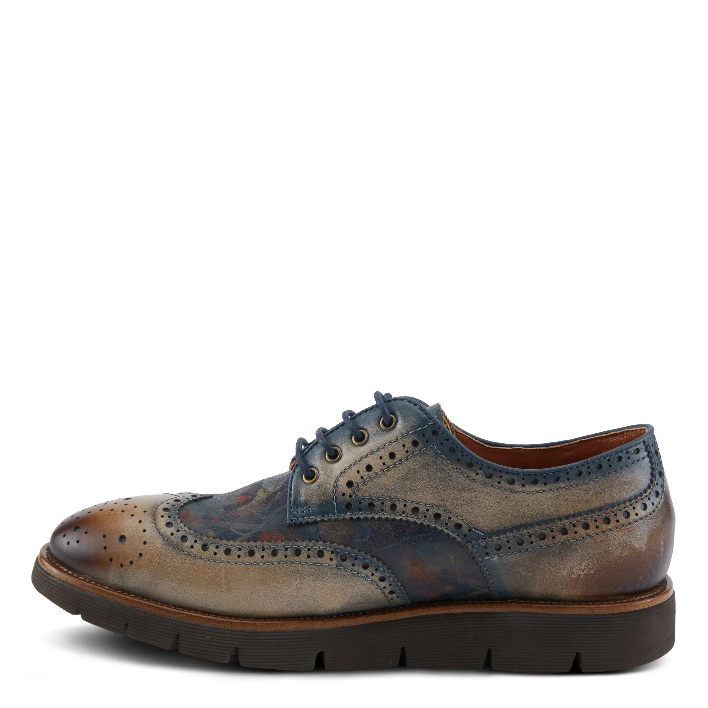 L'Artiste by Spring Step Men's Beaufort Oxford Shoe - Taupe Multi