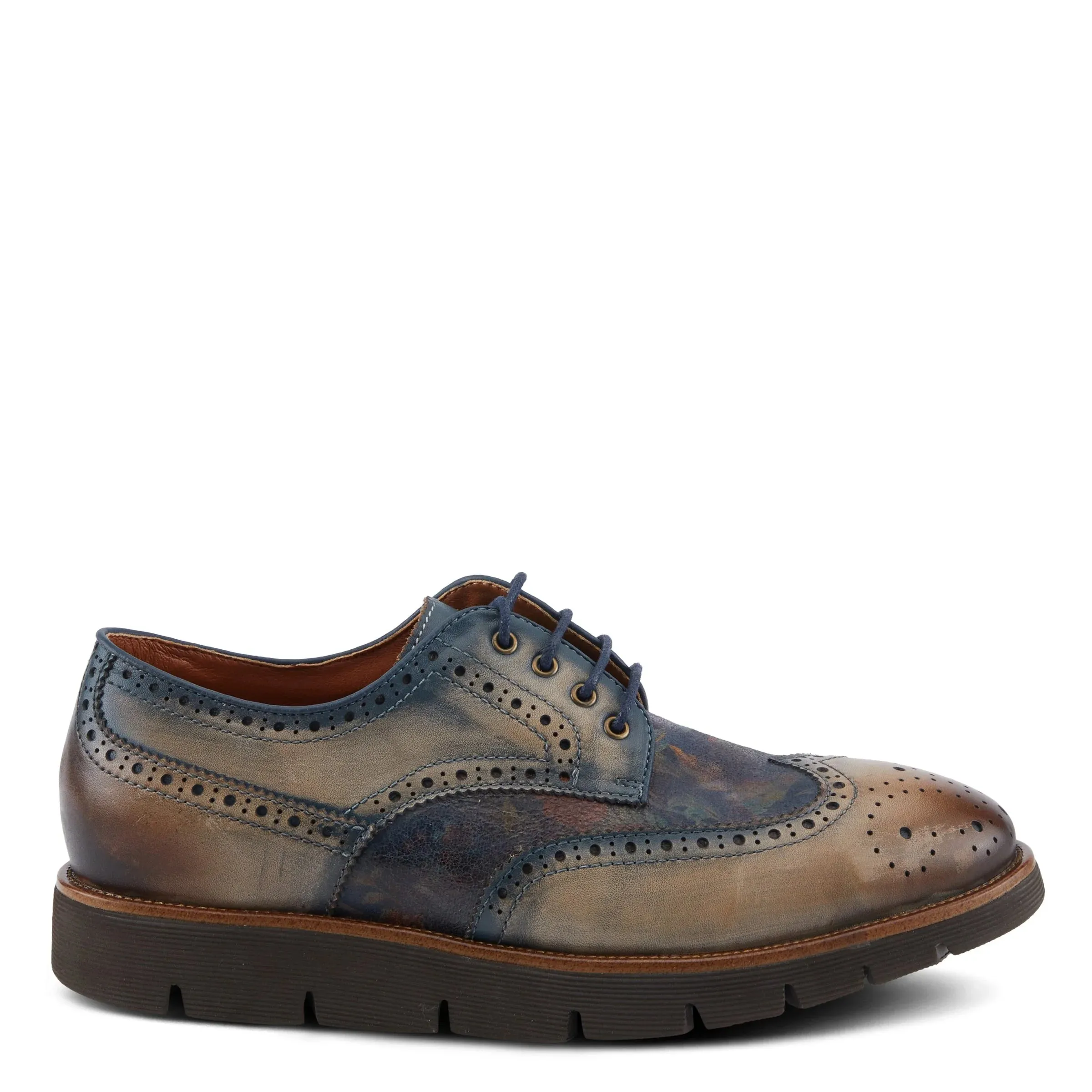 L'Artiste by Spring Step Men's Beaufort Oxford Shoe - Taupe Multi