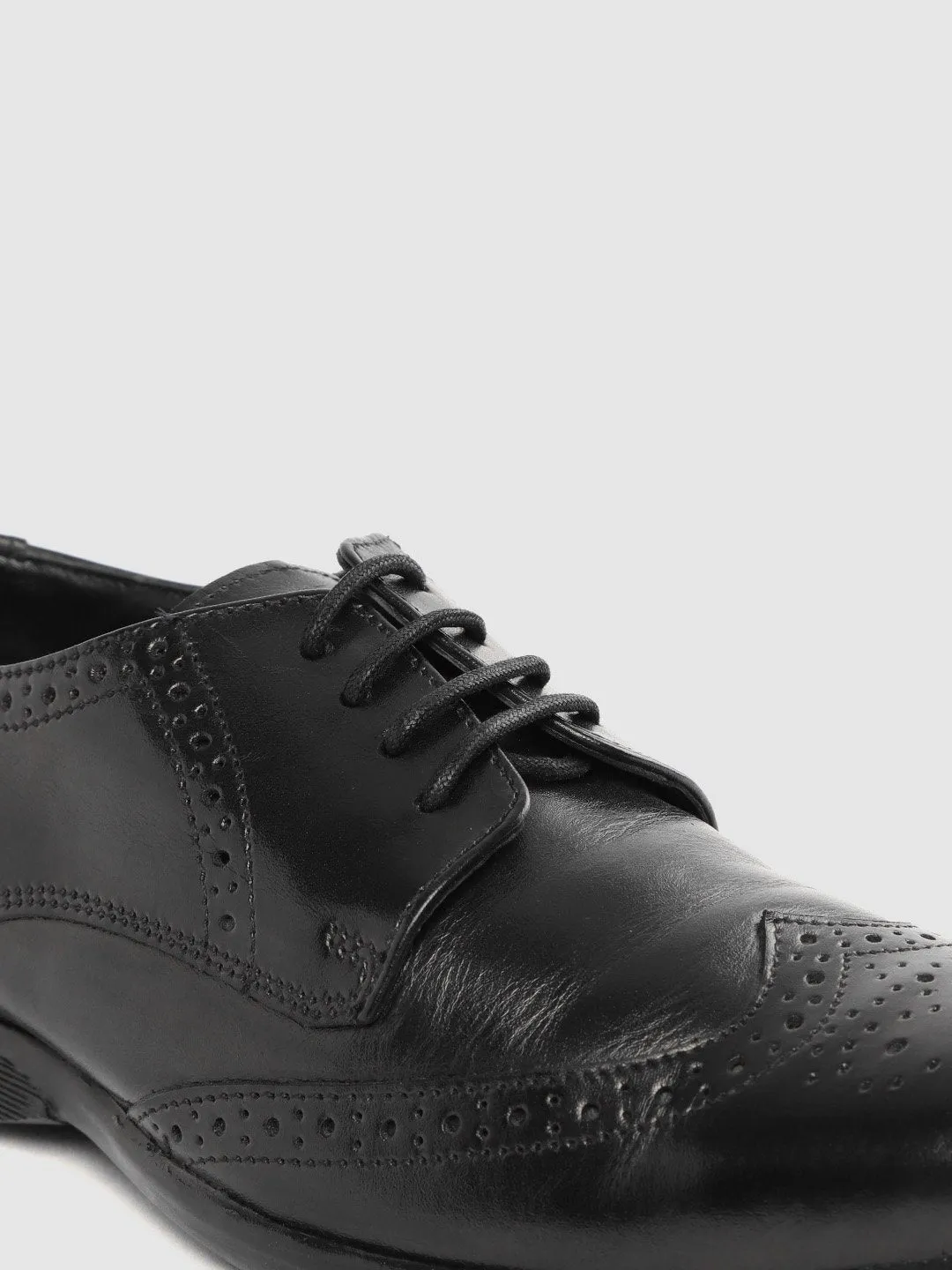 Leather Brogue Lace Up Shoes