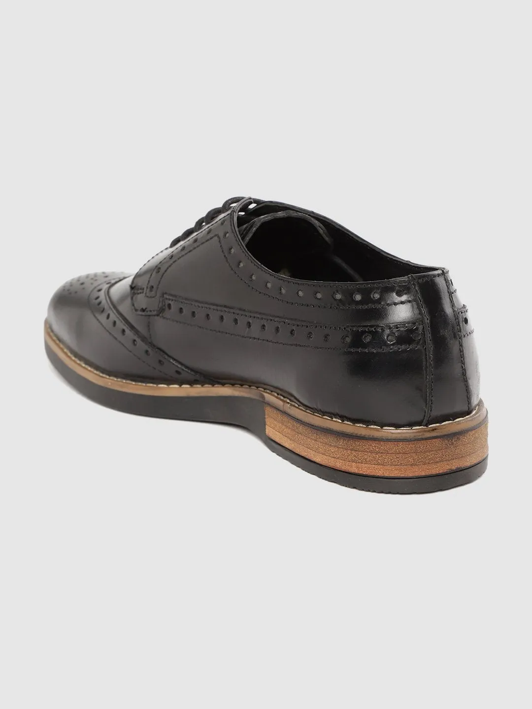 Leather Brogue Lace Up Shoes