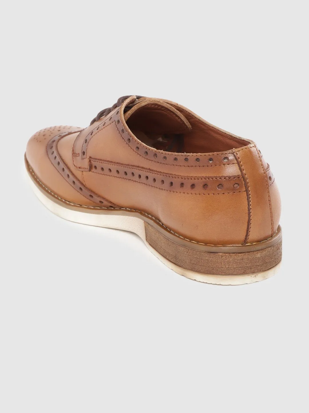 Leather Brogue Lace Up Shoes