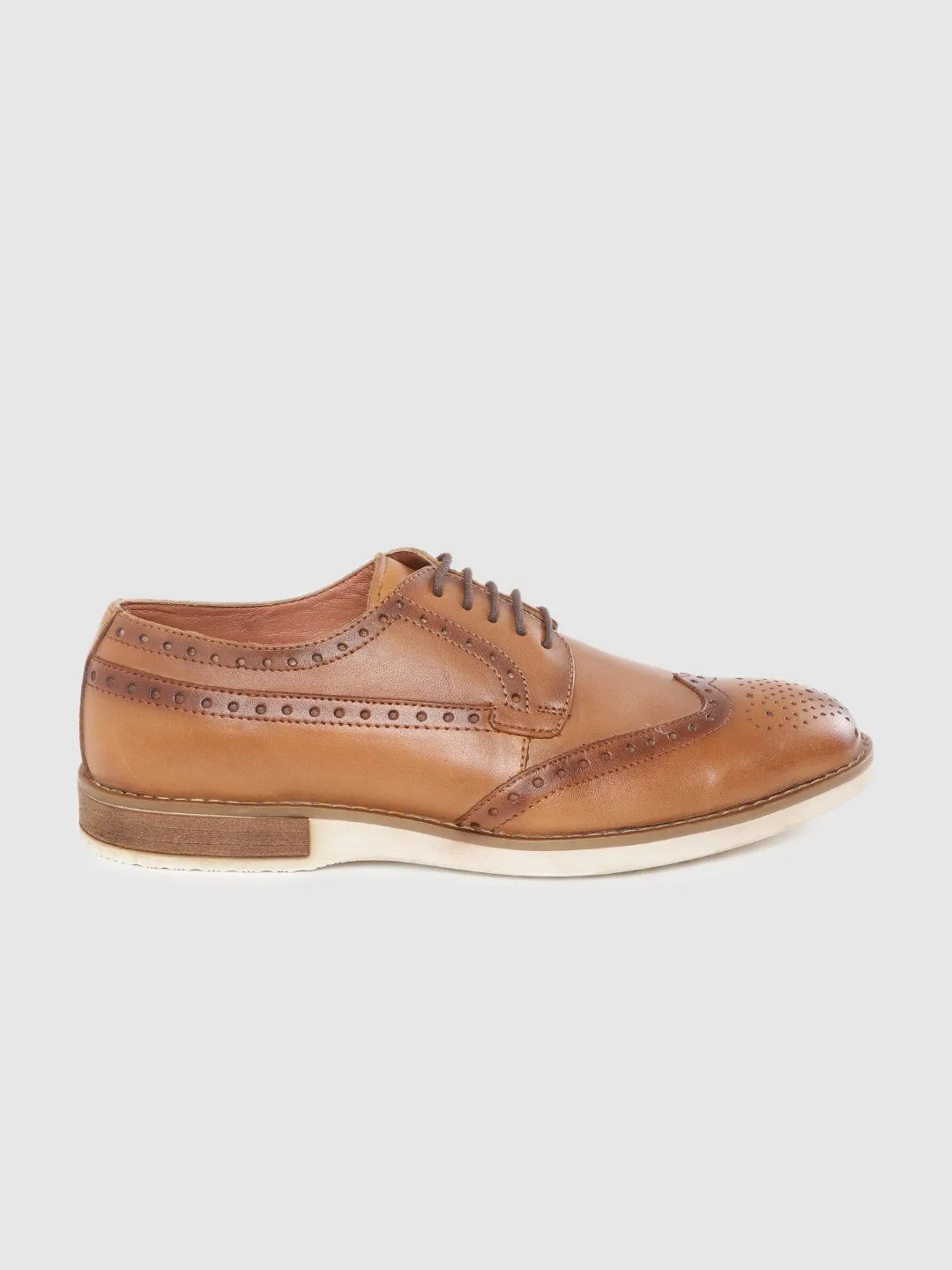 Leather Brogue Lace Up Shoes