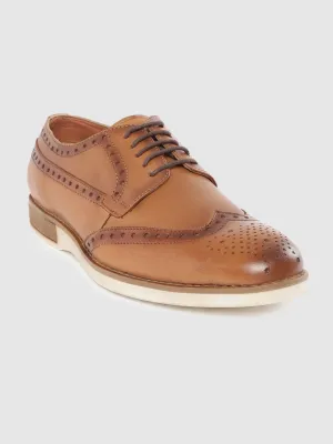 Leather Brogue Lace Up Shoes