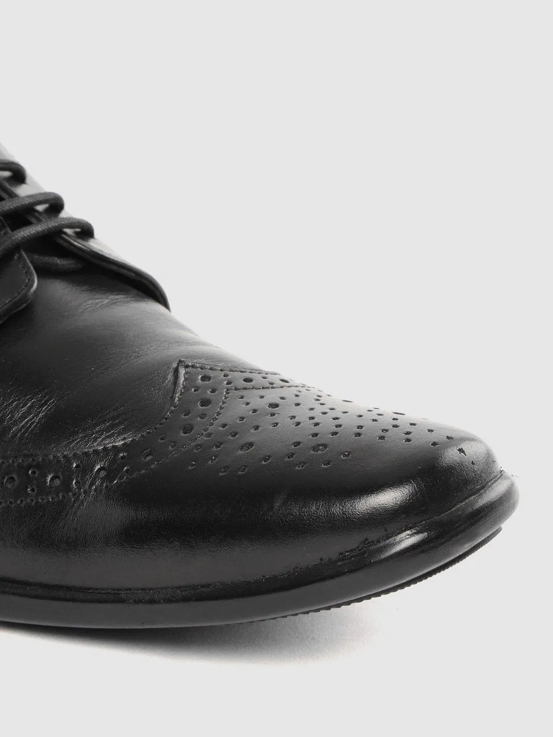 Leather Brogue Lace Up Shoes