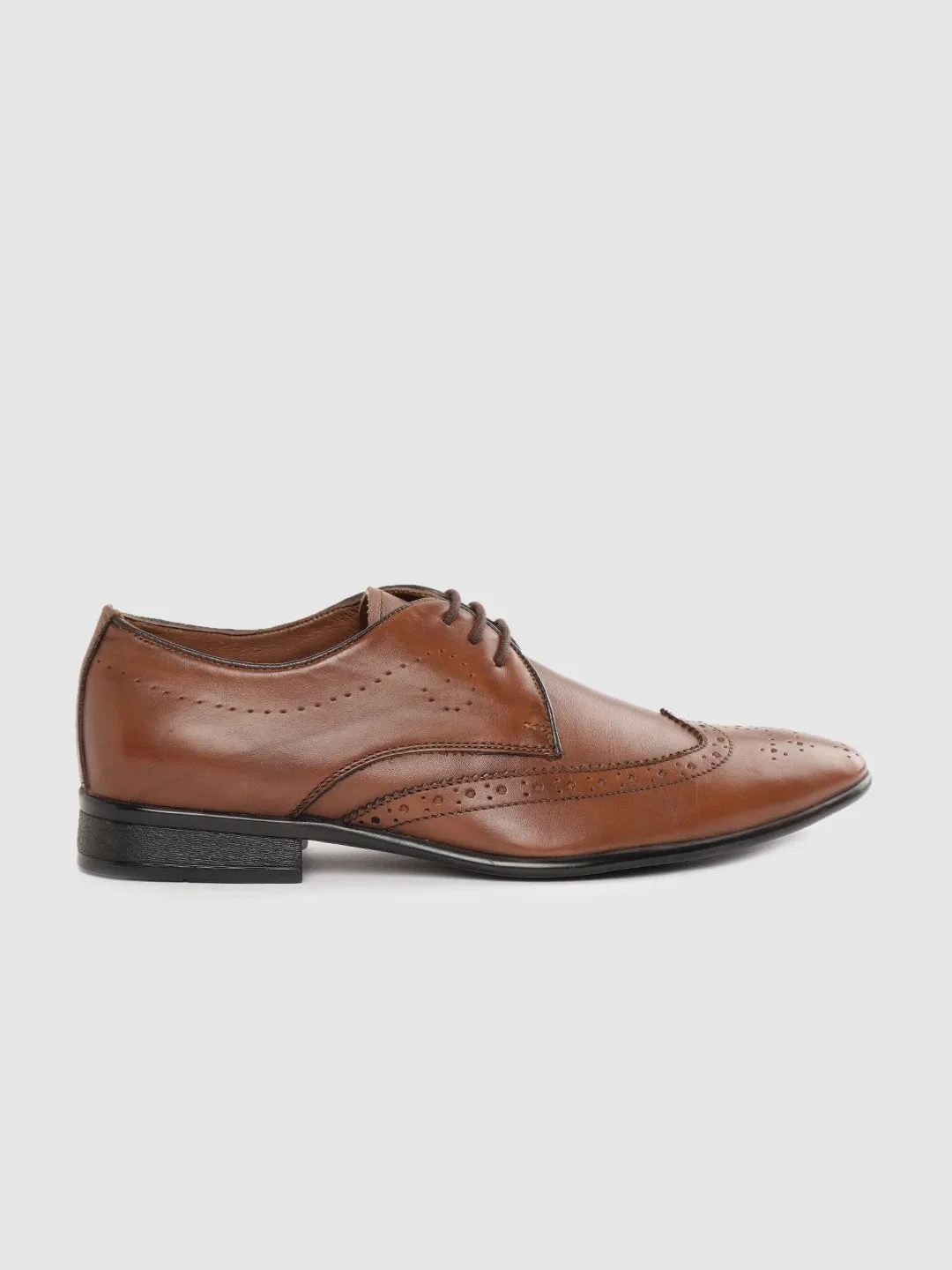Leather Brogue Lace Up Shoes