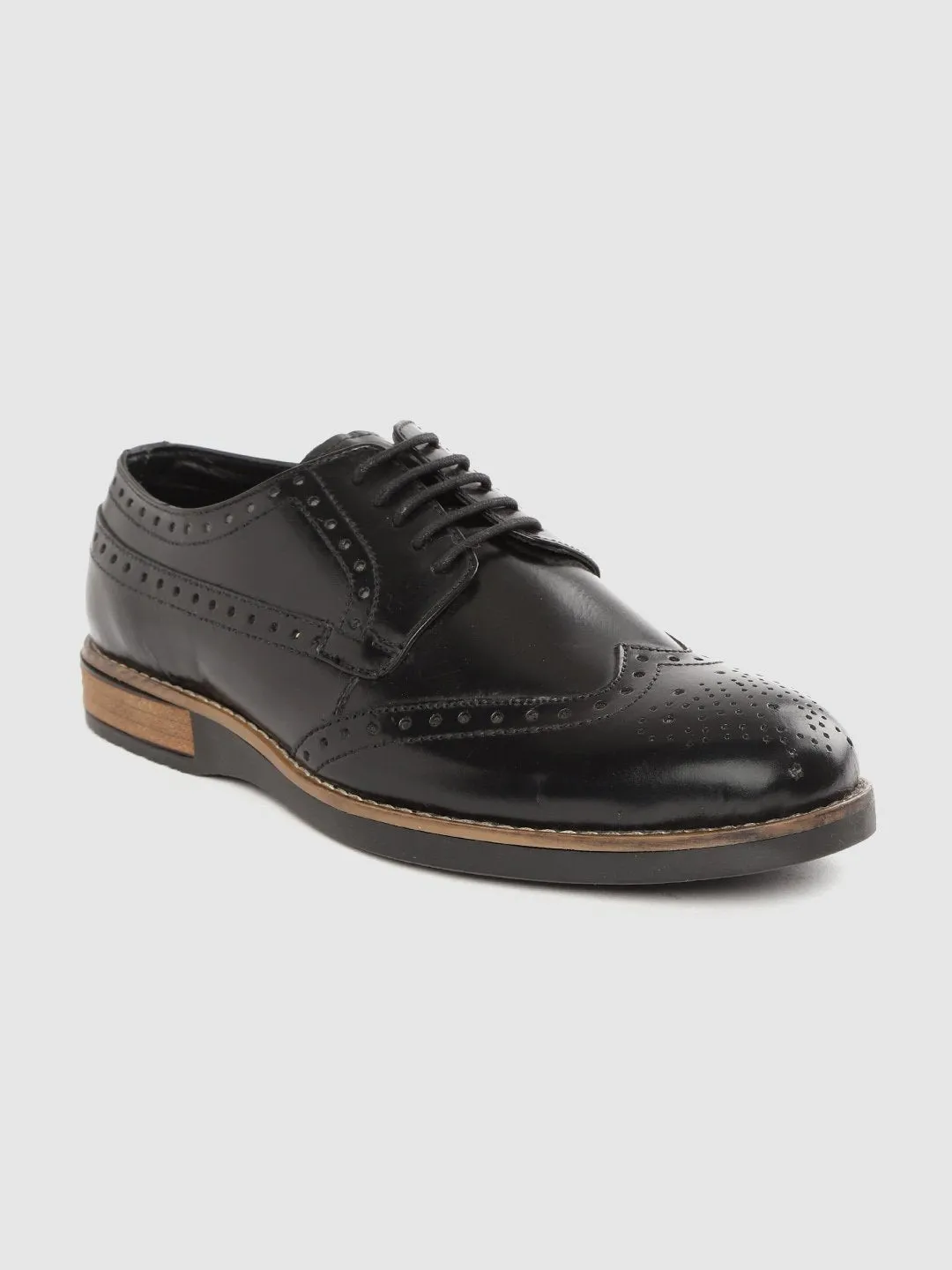 Leather Brogue Lace Up Shoes