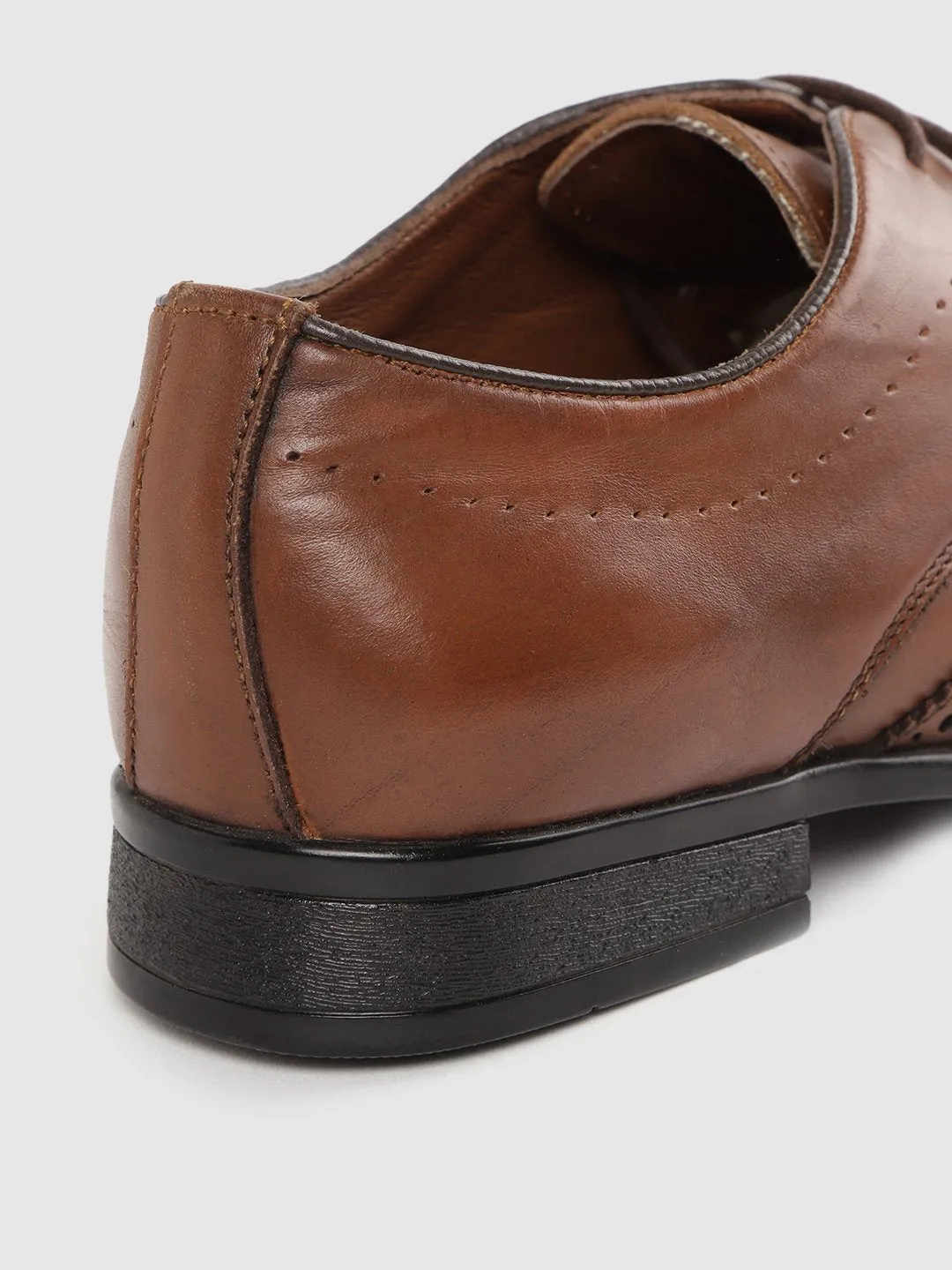 Leather Brogue Lace Up Shoes