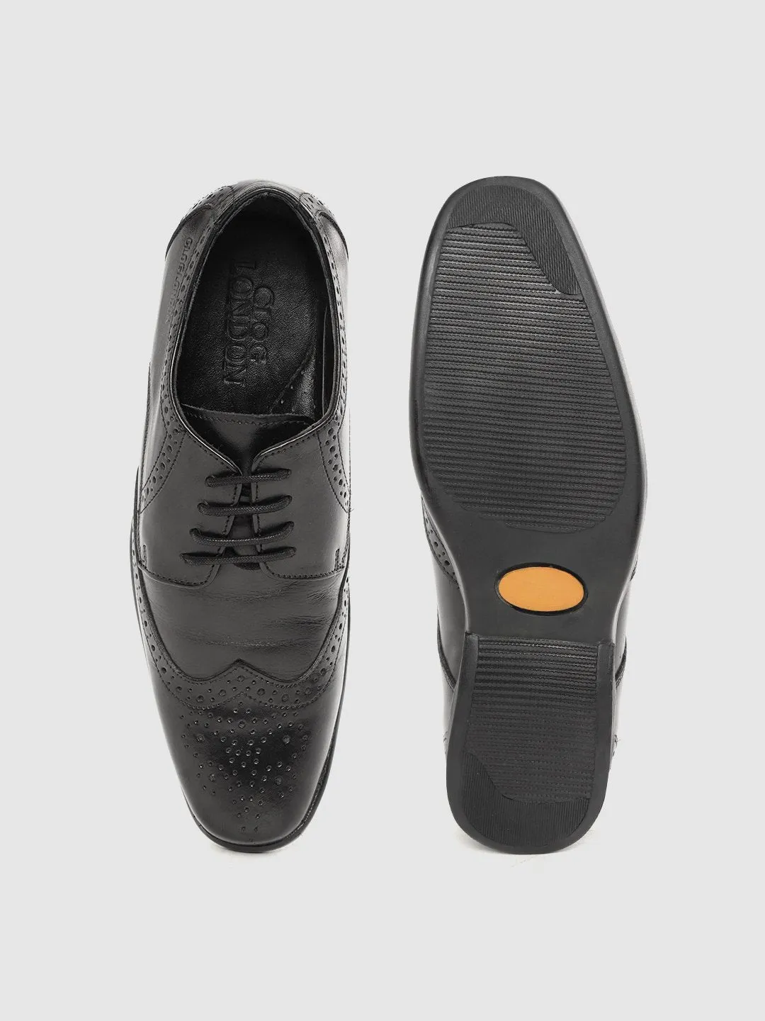 Leather Brogue Lace Up Shoes