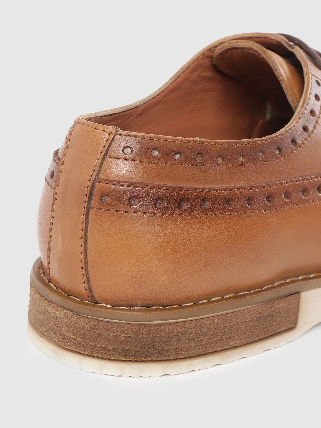 Leather Brogue Lace Up Shoes