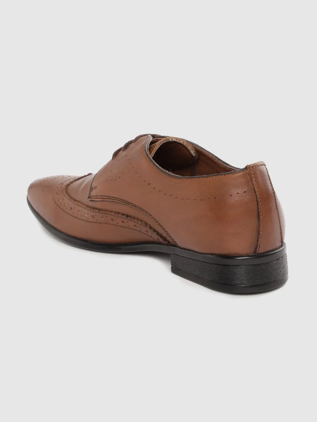 Leather Brogue Lace Up Shoes