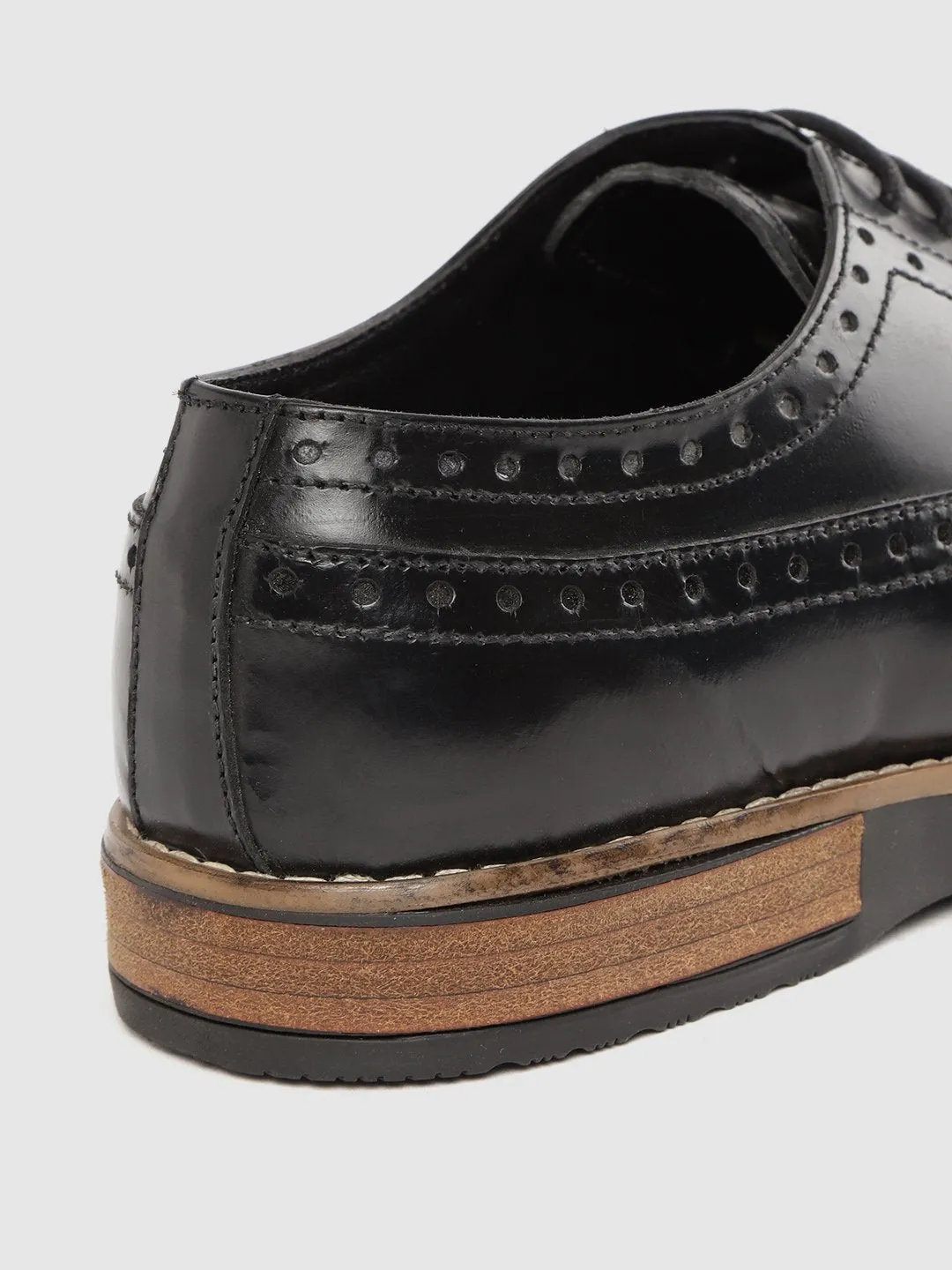 Leather Brogue Lace Up Shoes