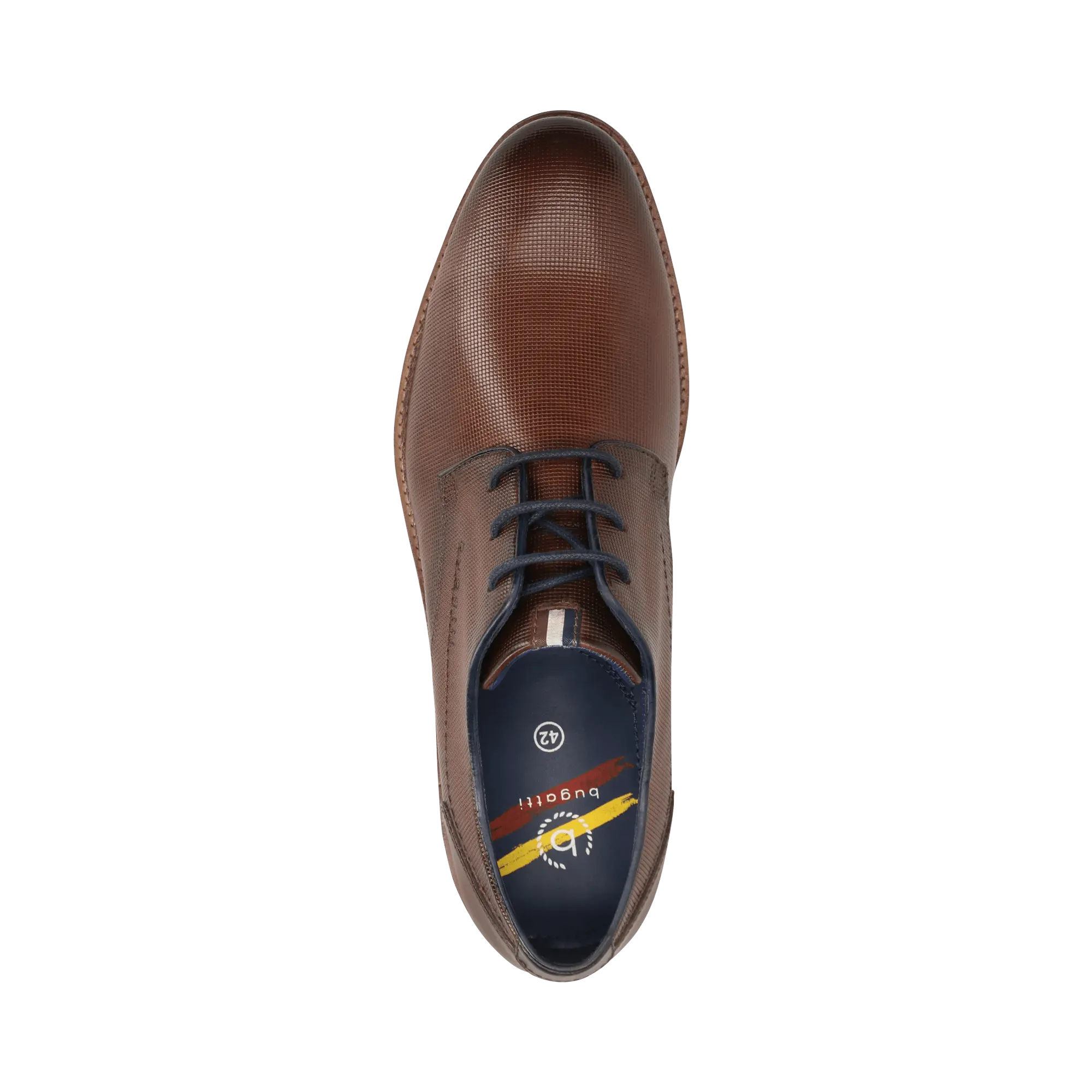 Leder Business Schnürer braun