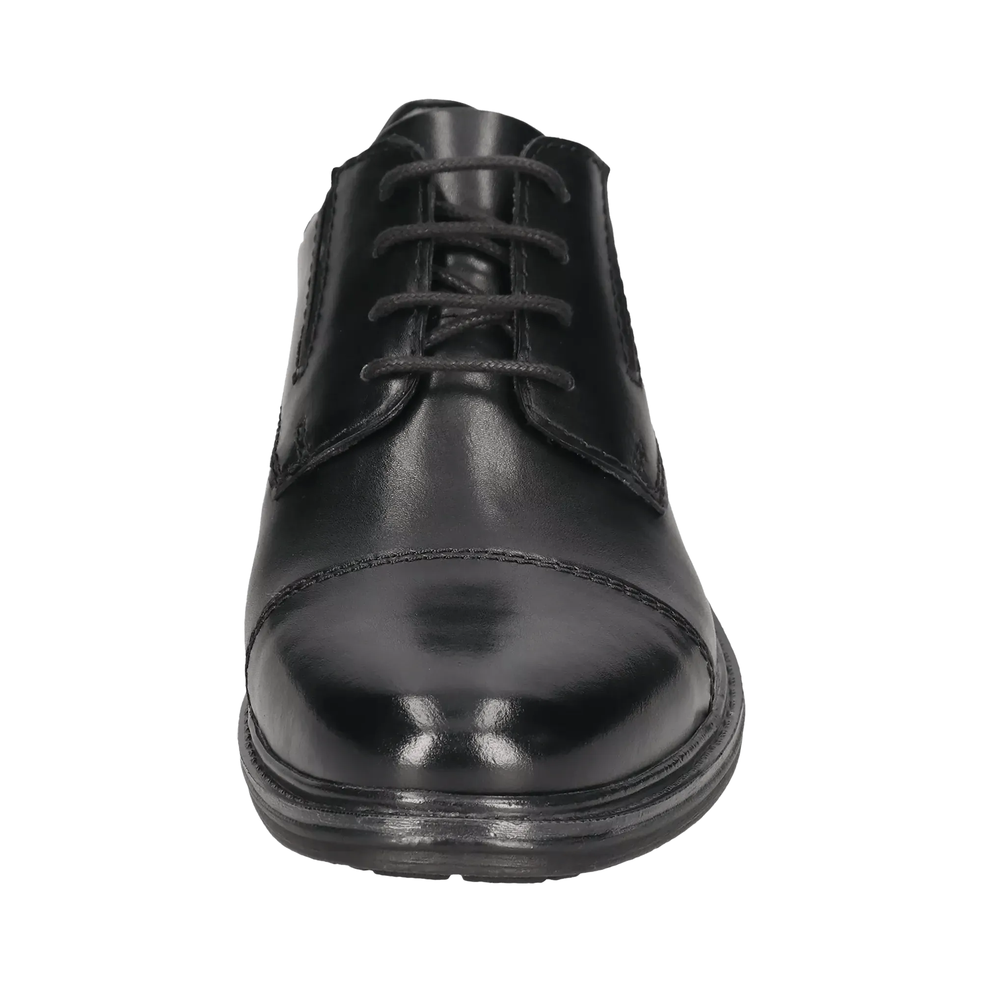 Leder Business Schnürer schwarz
