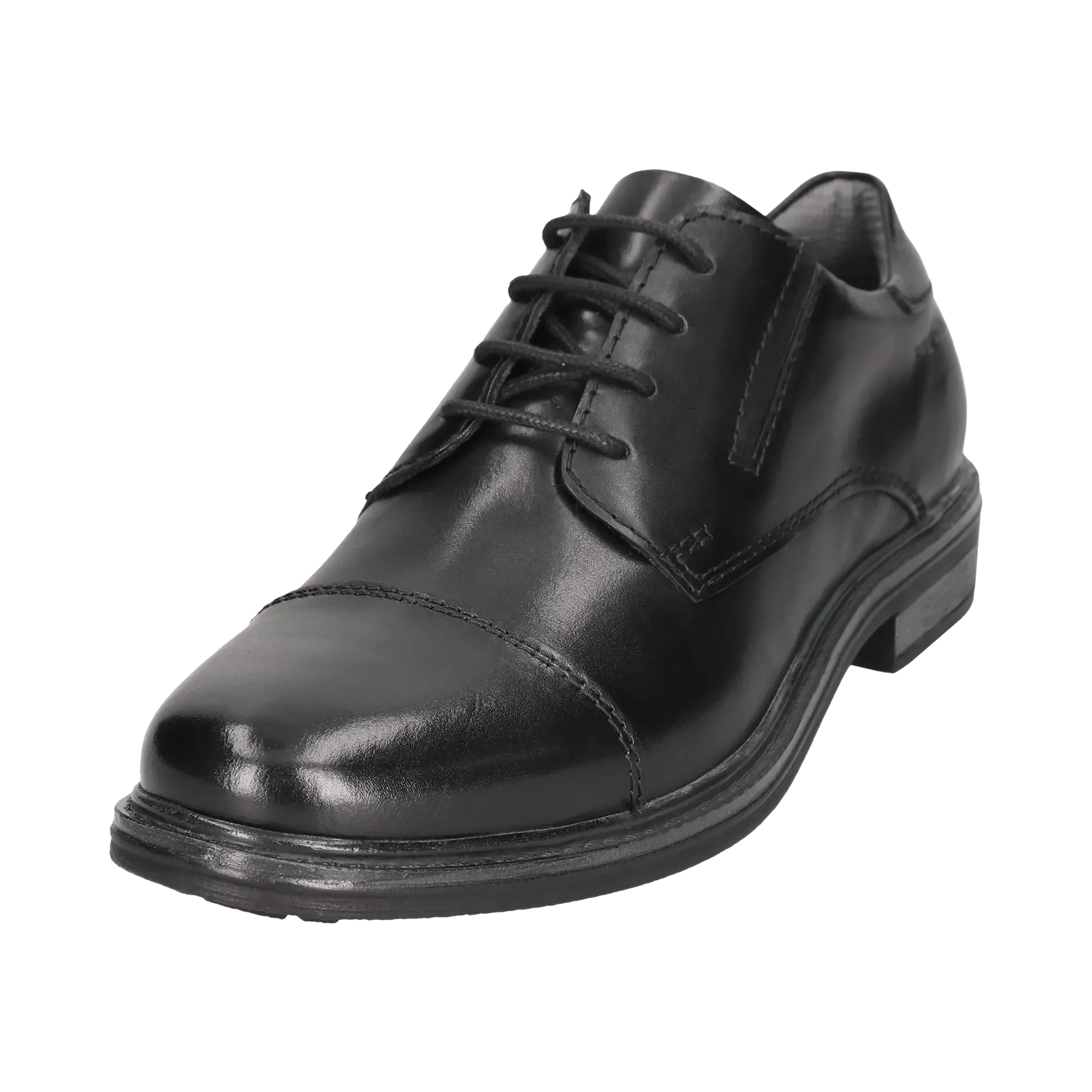 Leder Business Schnürer schwarz