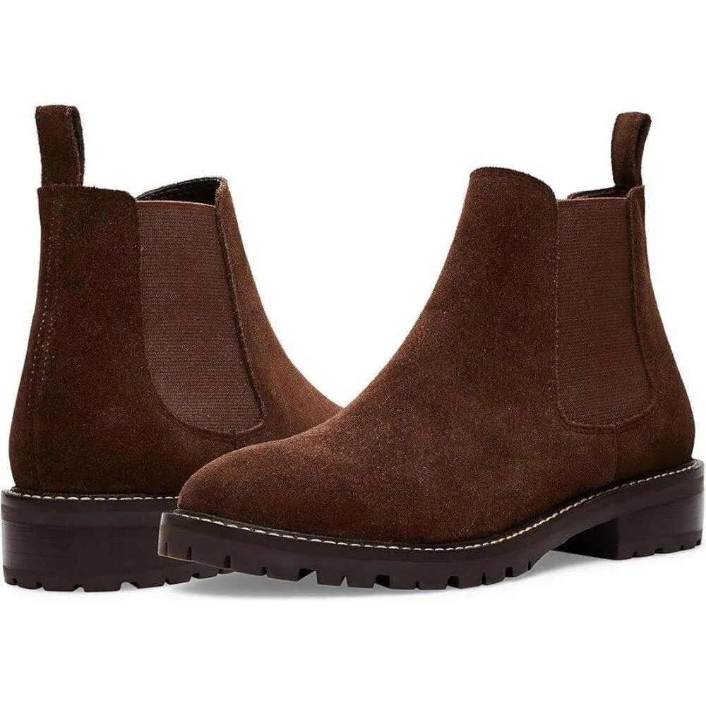 Leopold Brown Suede Ankle Boots