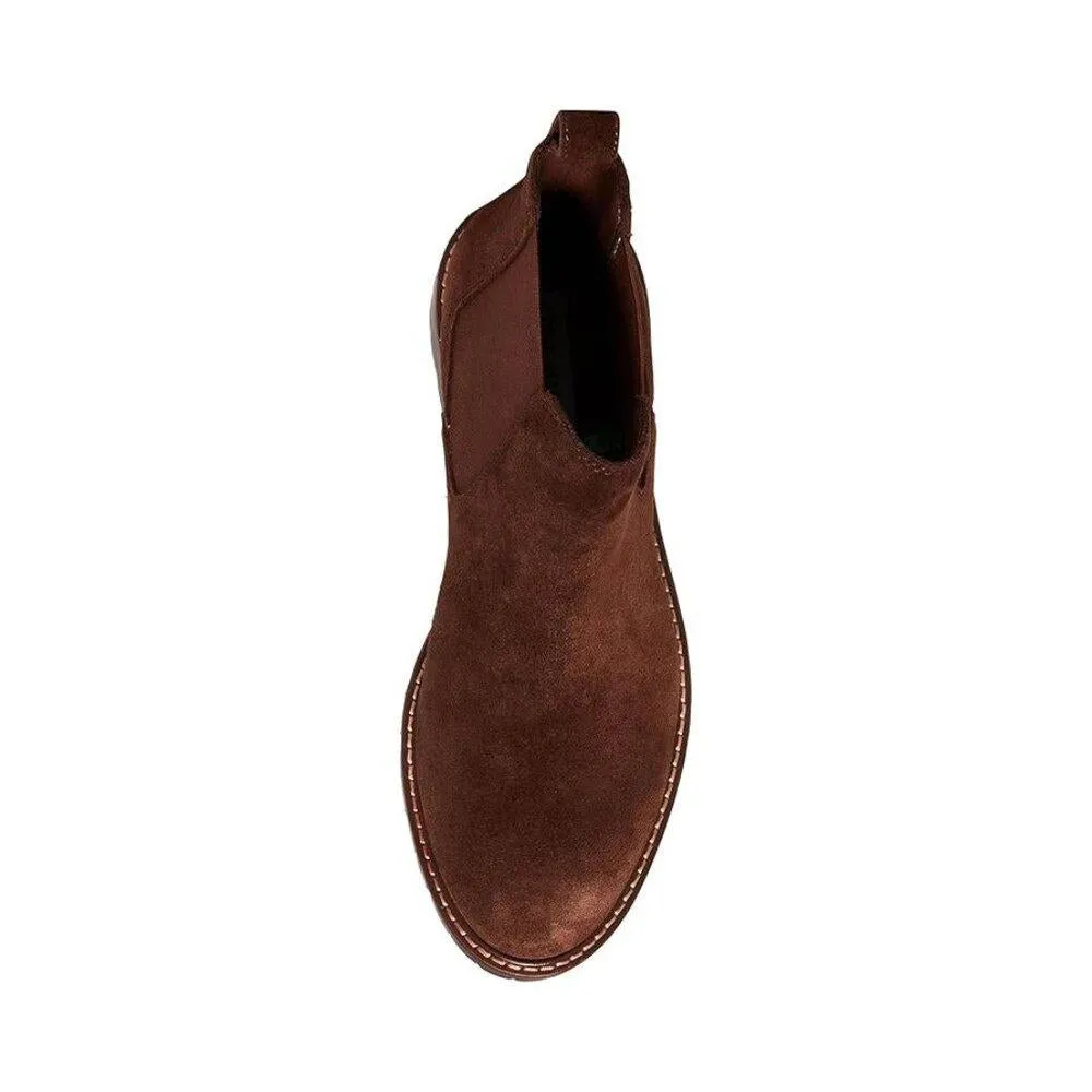Leopold Brown Suede Ankle Boots