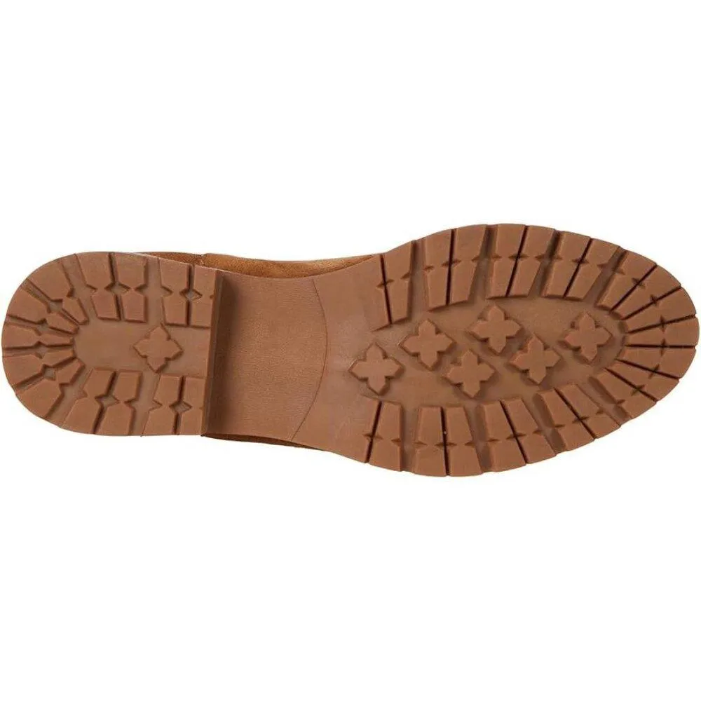 Leopold Chestnut Suede Ankle Boots