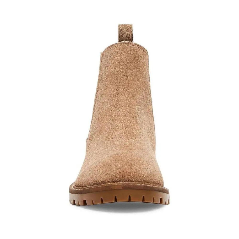 Leopold Oatmeal Suede Ankle Boots