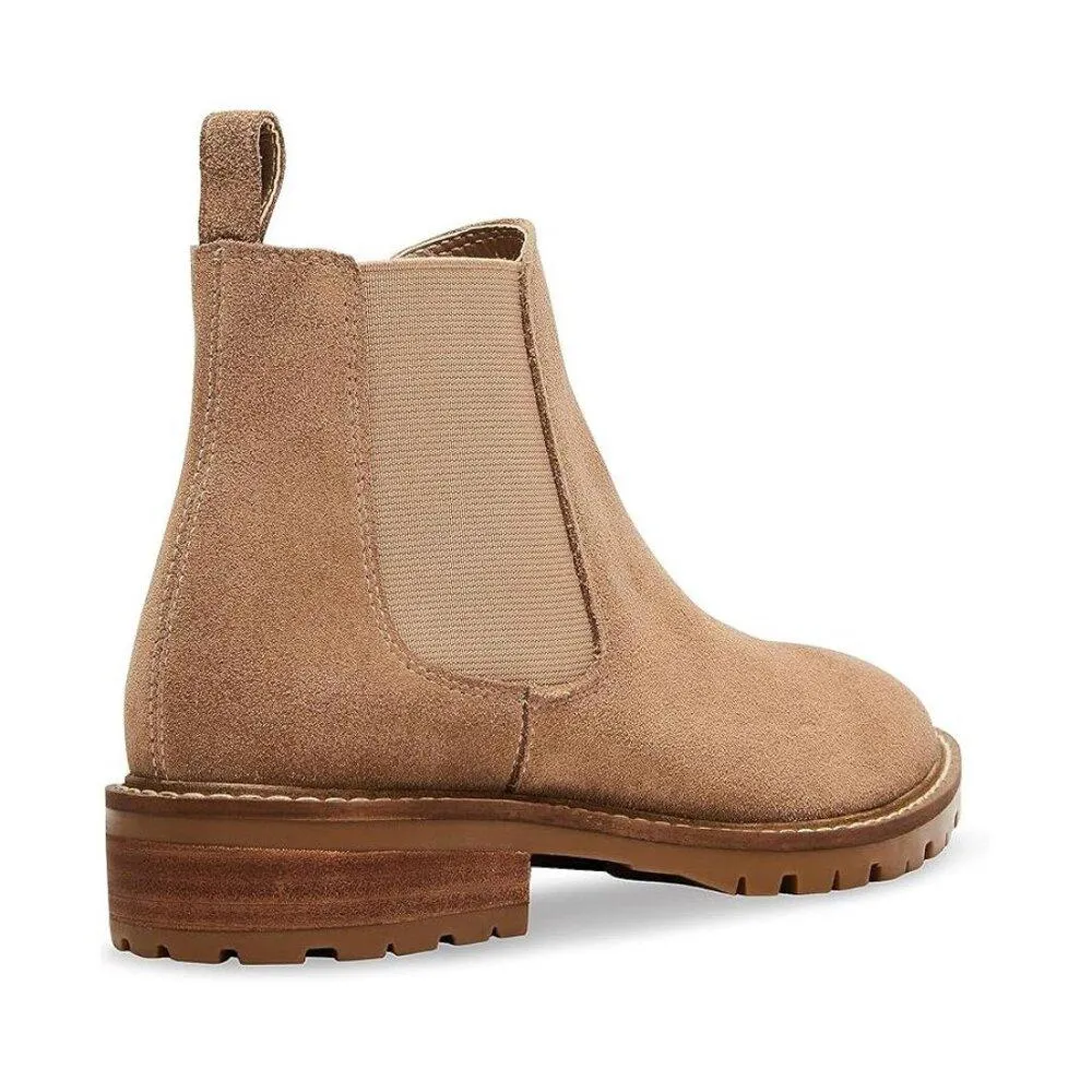 Leopold Oatmeal Suede Ankle Boots