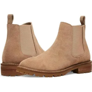 Leopold Oatmeal Suede Ankle Boots