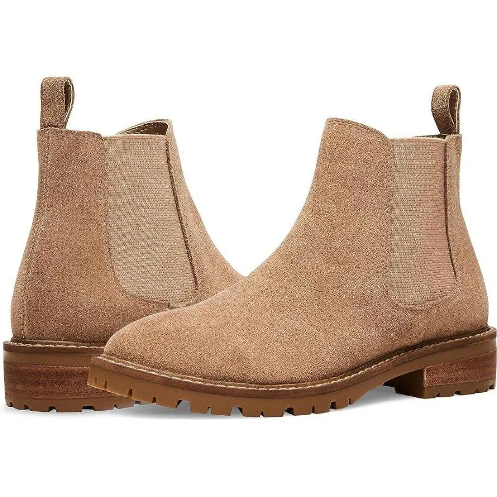 Leopold Oatmeal Suede Ankle Boots