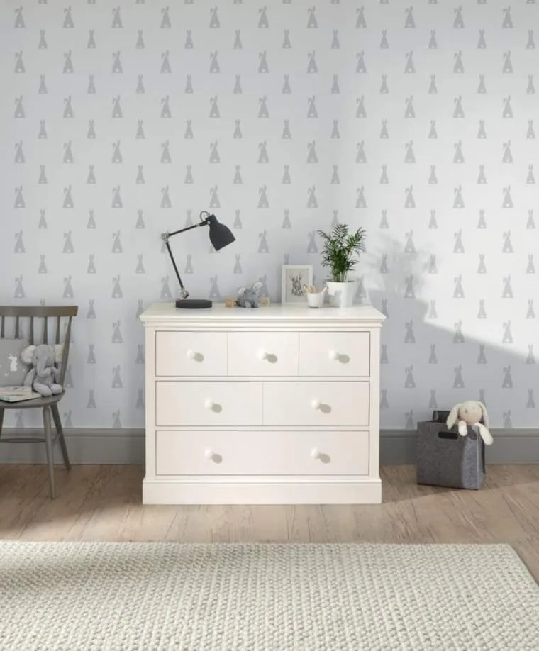 Mamas & Papas Oxford 2pc Furniture Set - Pure White