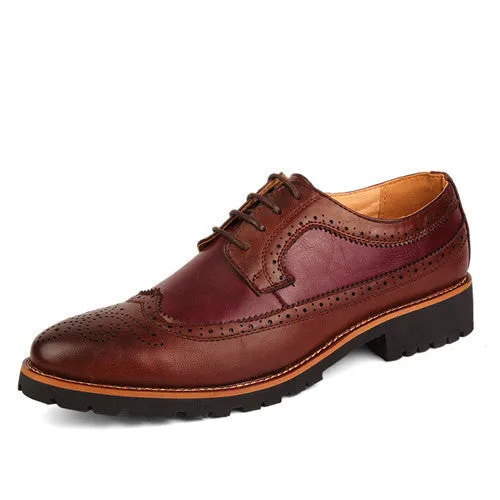 men oxfords shoes male formal dress shoes kaqi black leather lacing wedding shoes