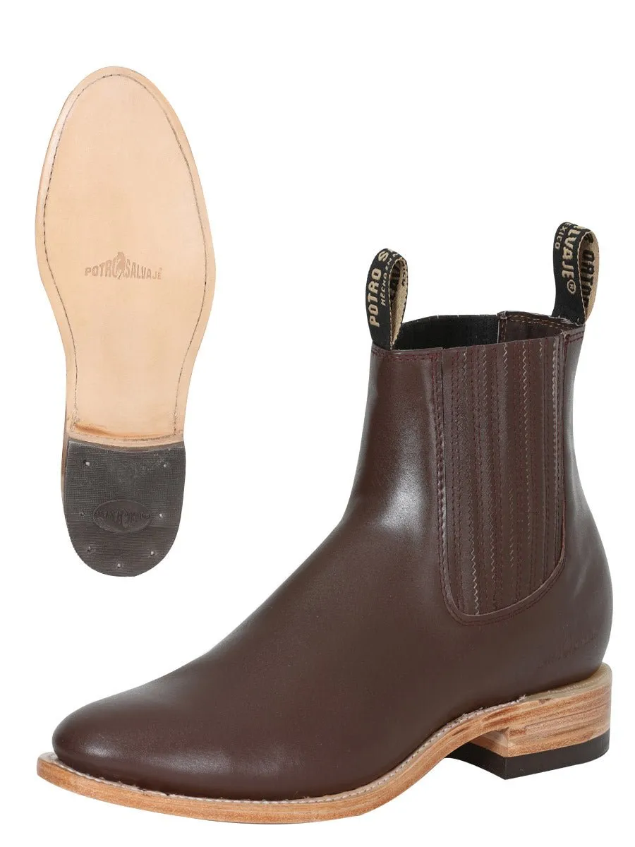 Men's Bovino Oscaria Leather Cowboy Boots 'Potro Salvaje' 123793