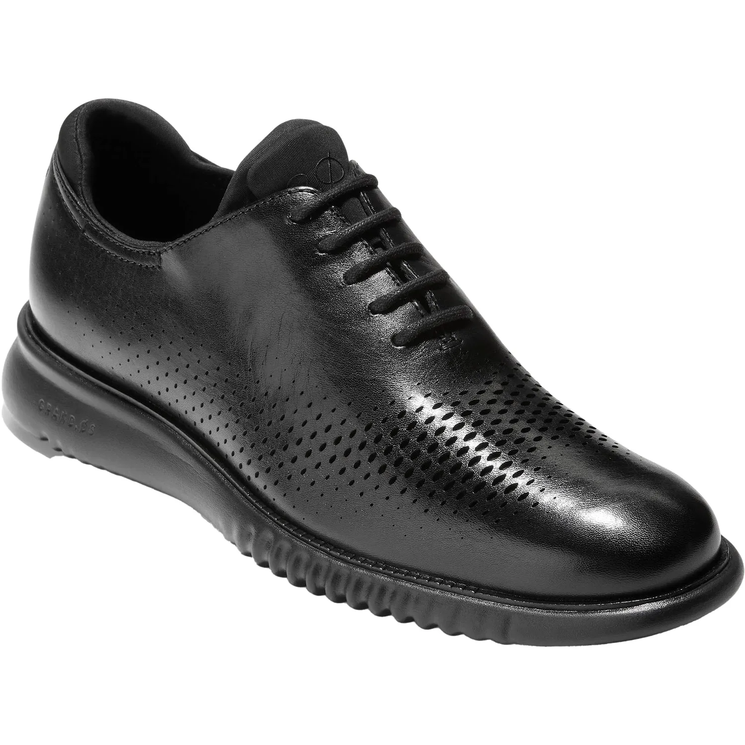 Men's Cole Haan 2.ZERØGRAND Laser Wingtip Black Leather