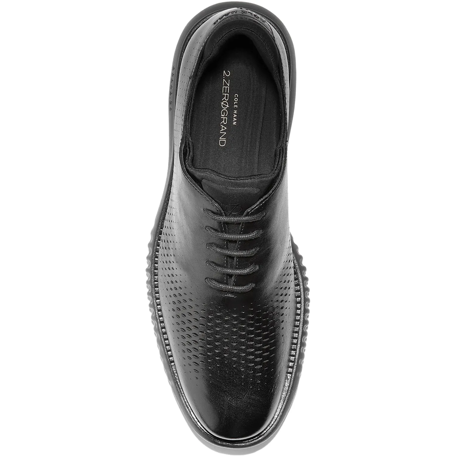 Men's Cole Haan 2.ZERØGRAND Laser Wingtip Black Leather
