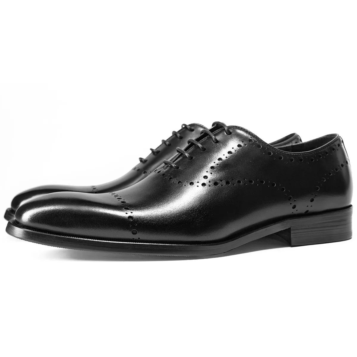 Men's Cowhide Brogue Oxford Shoes