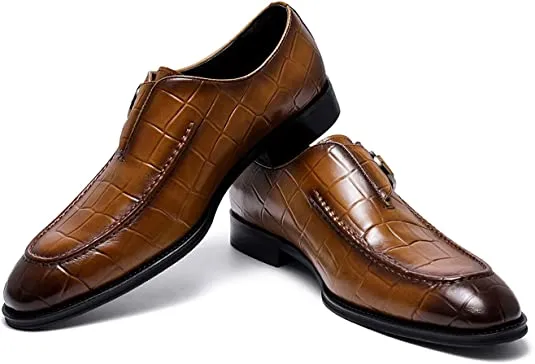 Men's Dress Loafers Monk Strap