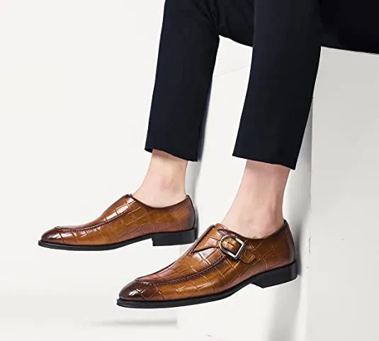 Men's Dress Loafers Monk Strap